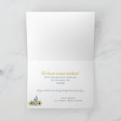 Happy Home新しいアドレスのお知らせ カード (内部)