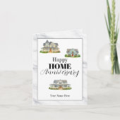 Happy Home Anniversary Folded Card from Realtor ノートカード (正面)