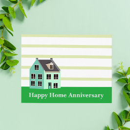 Happy Home Anniversary Realtor ポストカード
