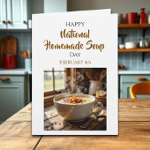 Happy Homemade Soup Day | February 4th カード