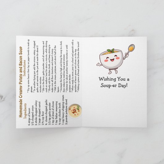 Happy Homemade Soup Day | February 4th カード (内部)