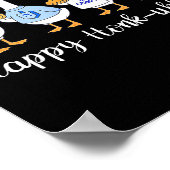 Happy Honkukkah Hanukkah Funny Chanukah Jewish Fes ポスター (角)