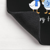 Happy Honkukkah Hanukkah Funny Chanukah Jewish Fes マウスパッド (コーナー)