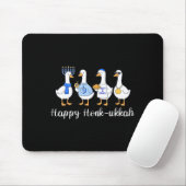 Happy Honkukkah Hanukkah Funny Chanukah Jewish Fes マウスパッド (マウス)