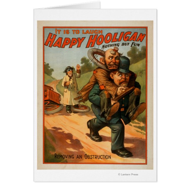 Happy Hooligan 「笑うことだ」劇場ポスター (正面)