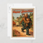 Happy Hooligan 「笑うことだ」劇場ポスター ポストカード (正面/裏面)