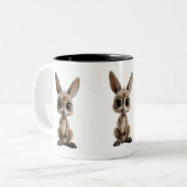 "Happy Hopper Heart" ツートーンマグカップ (正面左)