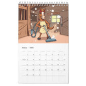 Happy Horse Calendar 2026 カレンダー (3月 2026)
