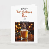 Happy Hot-Buttered Rum Day | January 17th カード (正面)
