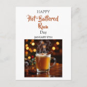 Happy Hot-Buttered Rum Day | January 17th ポストカード (正面)