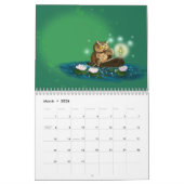 Happy hoters Owls おもしろい Seasonsカスタマイズ可能 カレンダー (3月 2026)