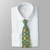 Happy Hour Fifties Cocktail Moss Green Tie ネクタイ (タイ)