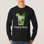 Happy Hour Mojito Cocktail Drinking Cinco de Mayo Tシャツ (正面)