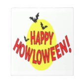 「HAPPY HOURWEEN」こうもり ノートパッド (正面)