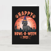 Happy Howl O Ween 2021 Black Lab カード (正面)