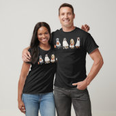 Happy Howl O Ween Cute Ghost Dog Funny Halloween C Tシャツ (ユニセックス)