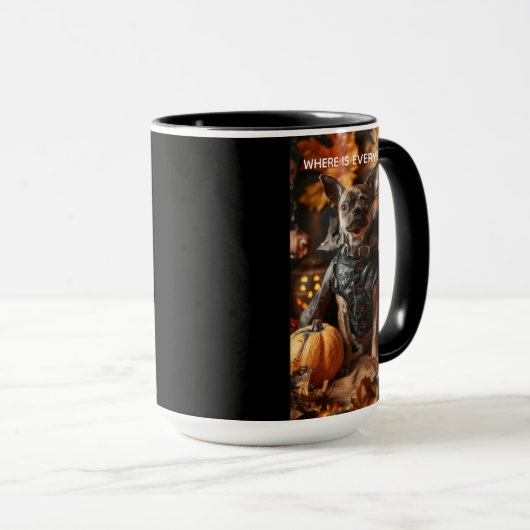 Happy howl-o-ween Mug マグカップ (正面右)