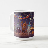 Happy Howl-O-Ween Party コーヒーマグカップ (正面左)