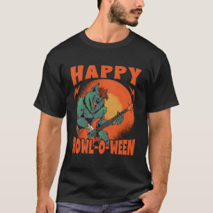 Happy Howl-O-Ween - Werwolf 不気味 - Halloween Do Tシャツ