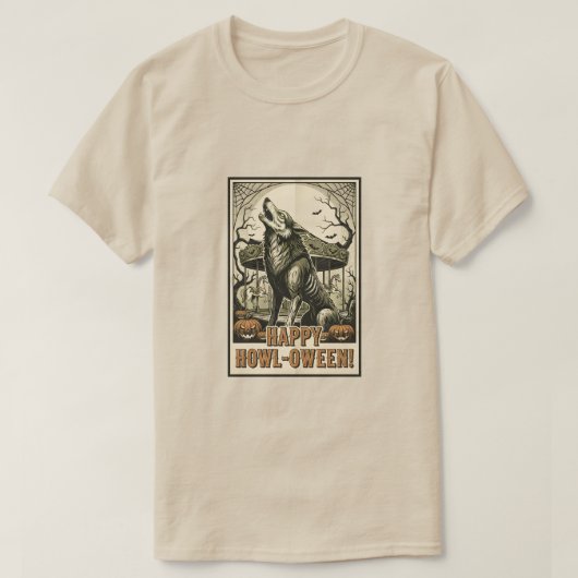 HAPPY HOWL-OWEEN! Tシャツ (デザイン正面)
