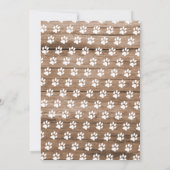 Happy Howliday Christmas Petフォトカード (裏面)