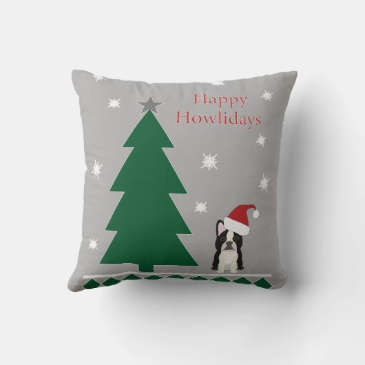 Happy Howlidays クッション (裏面)