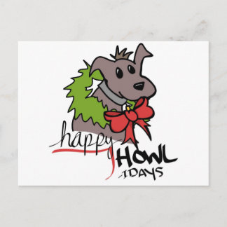 Happy Howlidays – パピー – はがき