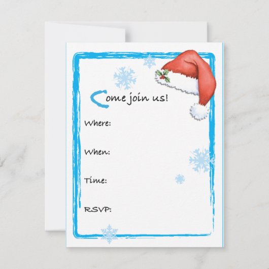 Happy Howlidays Black Lab 招待状 (裏面)