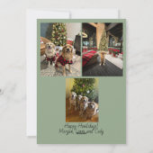 Happy Howlidays Christmas Lights Card シーズンカード (裏面)
