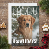 Happy Howlidays Dog Christmas シーズンカード