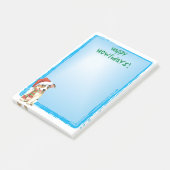 Happy Howlidays Jack Russell Terrier Post-it Notes ポストイット (アングル)