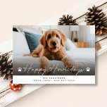 Happy Howlidays Pet おもしろい Dog Photo Christmas シーズンカード<br><div class="desc">Happy Howlidays おもしろい Pet Dog Photo Christmas Holiday Cardの紹介 – フェスティバルシーズンの喜びを広げる楽しいよくはしゃぐ方法。このカードは愛犬の愛犬で、休日の挨拶にホワイイとユーモアのtouchを加えている。すべての愛犬家とペットの所有者のために、このユニークデザインは素晴らしい選択である。軽快なツイストで季節の精神を捉え、スマイルや応援を分かち合うのに最適。あなたは友人、家族、または仲間の犬の愛好家に送るかどうか、このカードは彼らの日を明るくする確実である。4脚祝の友人の伝染的な喜びとホリデーシーズン。共有今年のこの特別な時間の暖かさと私たちの"Happy Howlidays Pet おもしろい Dog Photo Christmas Holiday Card"で永続的な思い出を作成。 クリスマス恋しく思の希望に笑いをもたらす機会に出てはいけない。今日は君に命じて祭りを始めよ！</div>