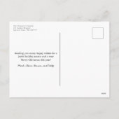 Happy Howlidays Pet Lover Holiday Photo Postcard シーズンポストカード (裏面)