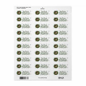 Happy Howlidays Photo Card ラベル (フルシート)