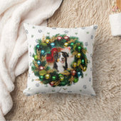 Happy Howlidays Photo Image クッション (ブランケット)