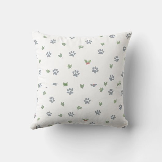 Happy Howlidays Photo Image クッション (裏面)