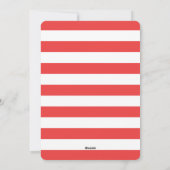 Happy Howlidays Red Christmas Dogフォトカード シーズンカード (裏面)