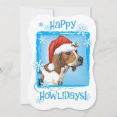 Happy Howlidays Treeing Walker シーズンカード (正面)