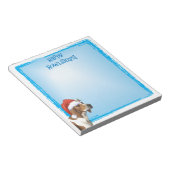 Happy Howlidays Treeing Walker ノートパッド (アングル)