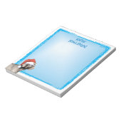 Happy Howlidays Weimaranerメモ帳 ノートパッド (回転)