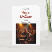 Happy Hug a Drummer Day | Funny Holidays カード (正面)