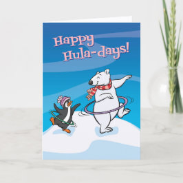 Happy Hula-Days (Blank Inside) Card カード