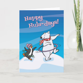 Happy Hula-Days (Blank Inside) Card カード