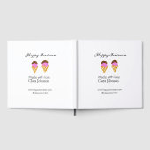 Happy Icecream add name website social media  ゲストブック (全面)