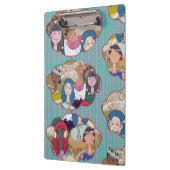 Happy Illustrated Clipboard  クリップボード (左)