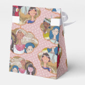 Happy Illustrated Gift Favor Box フェイバーボックス (裏面サイド)