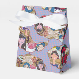 Happy Illustrated Gift Favor Box フェイバーボックス