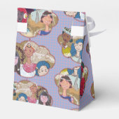Happy Illustrated Gift Favor Box フェイバーボックス (裏面サイド)