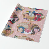 Happy Illustrated Gift Wrapping Paper ラッピングペーパー (アンロールド)
