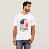 Happy Independenceの日Tシャツ Tシャツ (正面フル)
